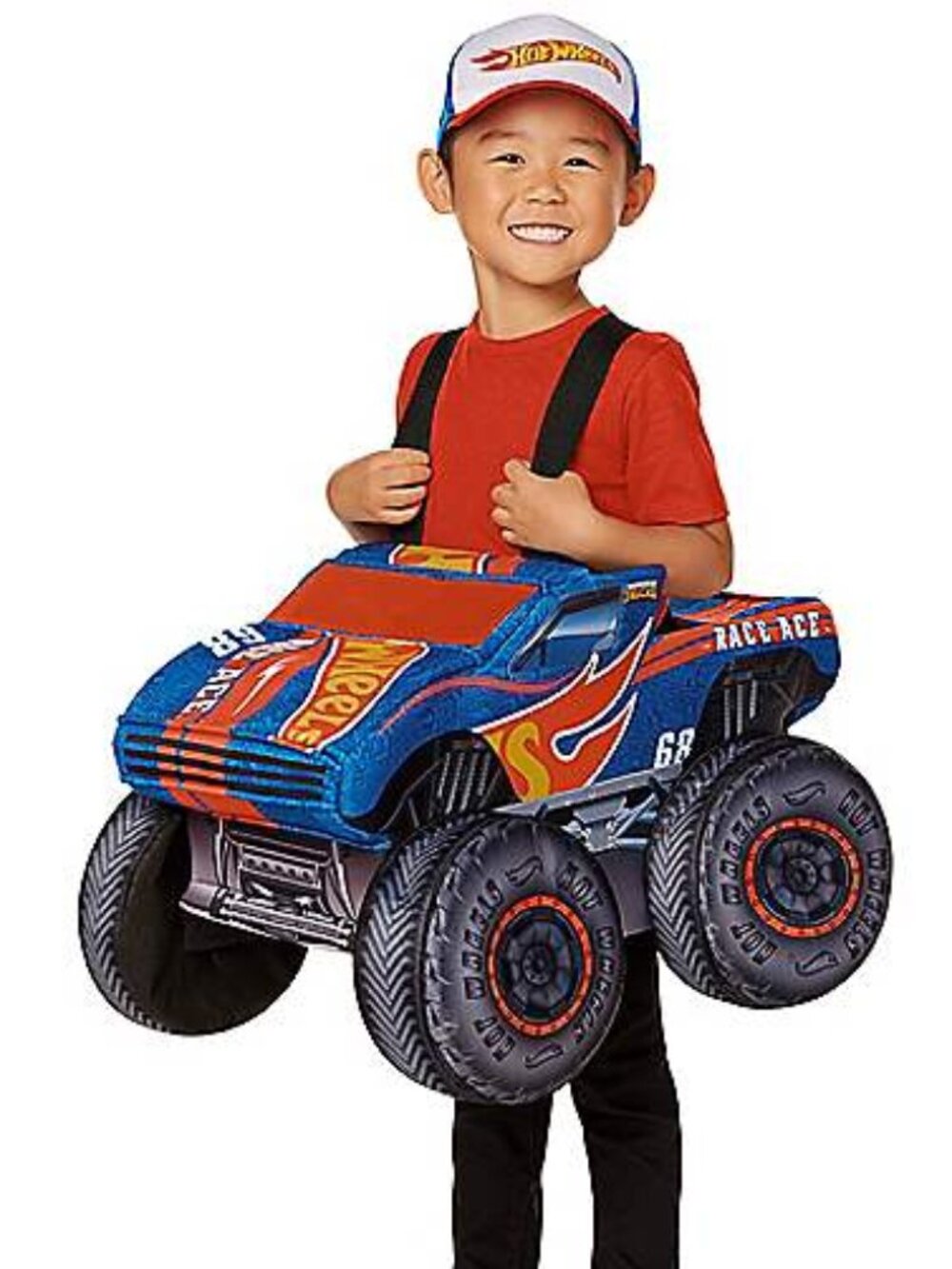 Hot Wheels Toddler Car Truck Ride-Along Halloween Costume Dress Up One Size